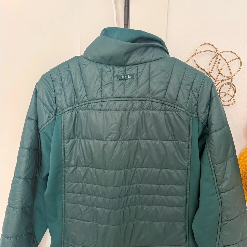 Oiselle Women's Green Yeti One-Piece Snowsuit - Picture 4 of 4